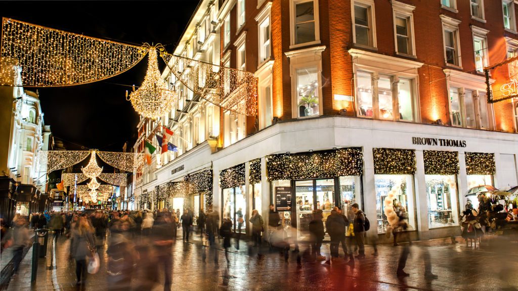 Grafton Street At Christmas