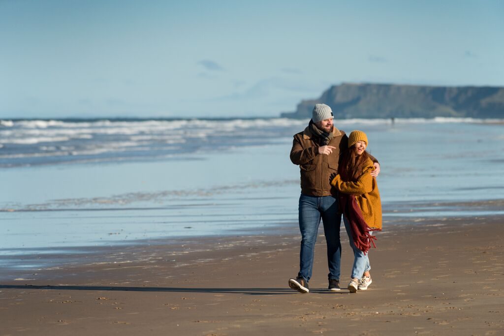 Beach walk in Winter | Ireland Chauffeur Travel 