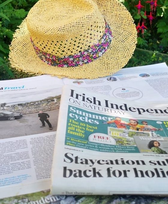 Irish Independent media coverage of Ireland Chauffeur Travel, July 2020